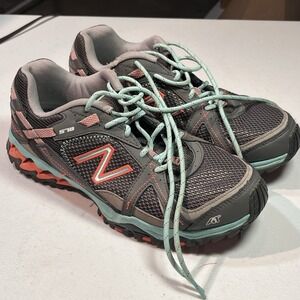 New Balance 570 All Terrain Size 9 EUR 41 (WTE570G2)~Gray-Orange& Turquoise